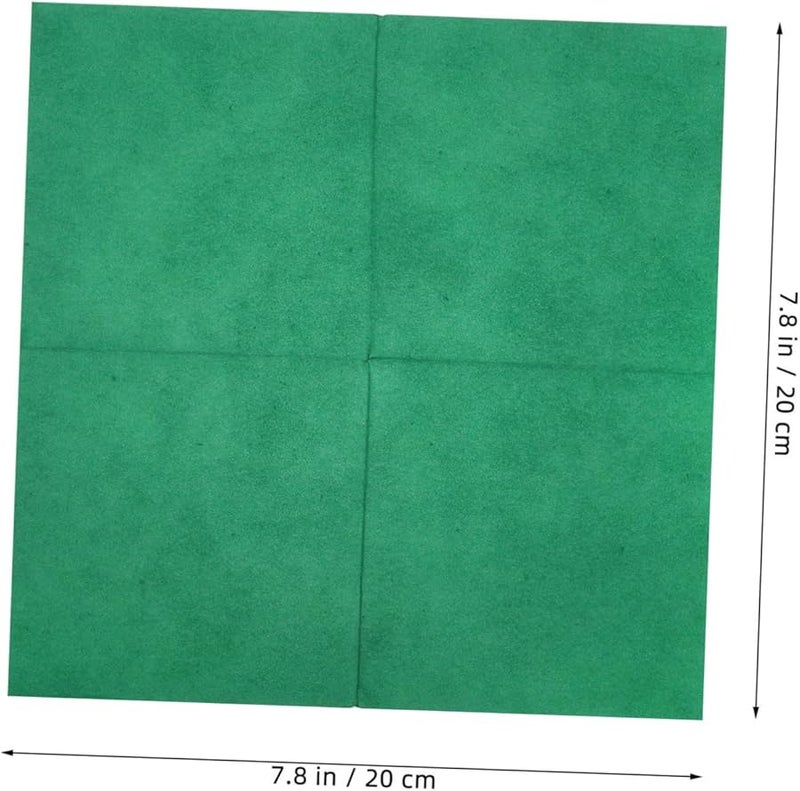 مناديل ورقية قابلة للتخلص أخضر داكن 50 قطعة ماصة لحفلات الزفاف والحفلات وطاولات العشاء - Image 3