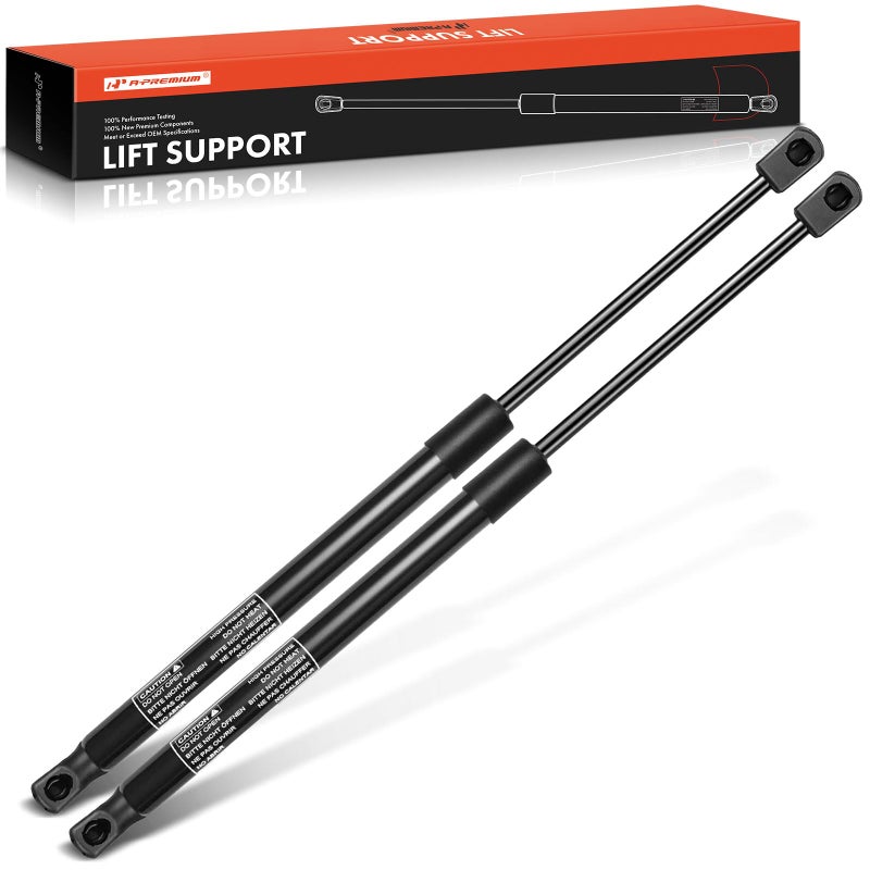 A-Premium Front Hood Lift Supports Shock Struts Compatible with Select Mini Models - Cooper 2002 2003 2004 2005 2006 R50 R52 R53 Series - Replace# 51237066566(2PC Set) - Image 1