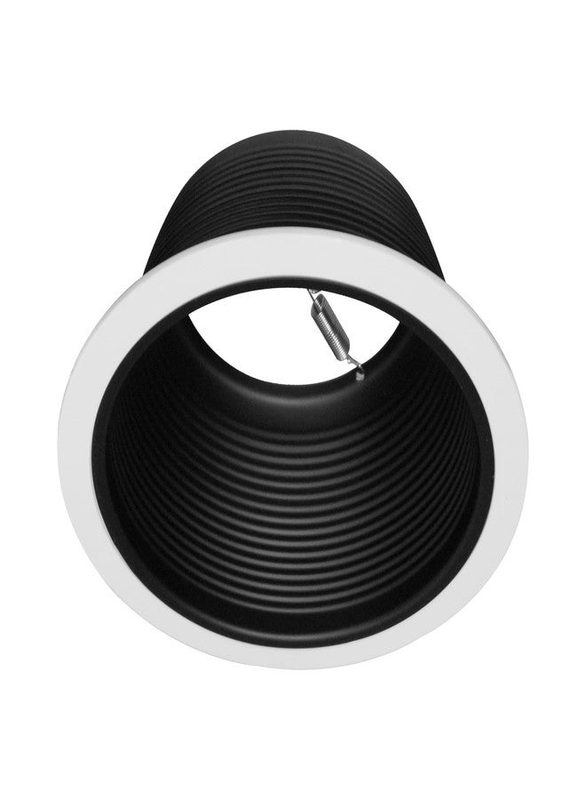 Nicor 17504 Recessed, Black, White Trim, 6 Inches - Image 4