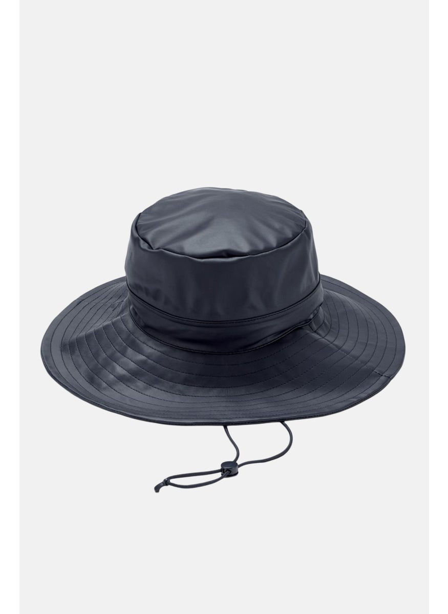 Tchibo Women Leather Rain Hat, Navy  - Image 2