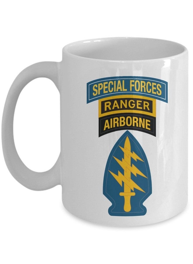 Custom Special Forces Coffee Mug - Ranger SF Tab - Image 1