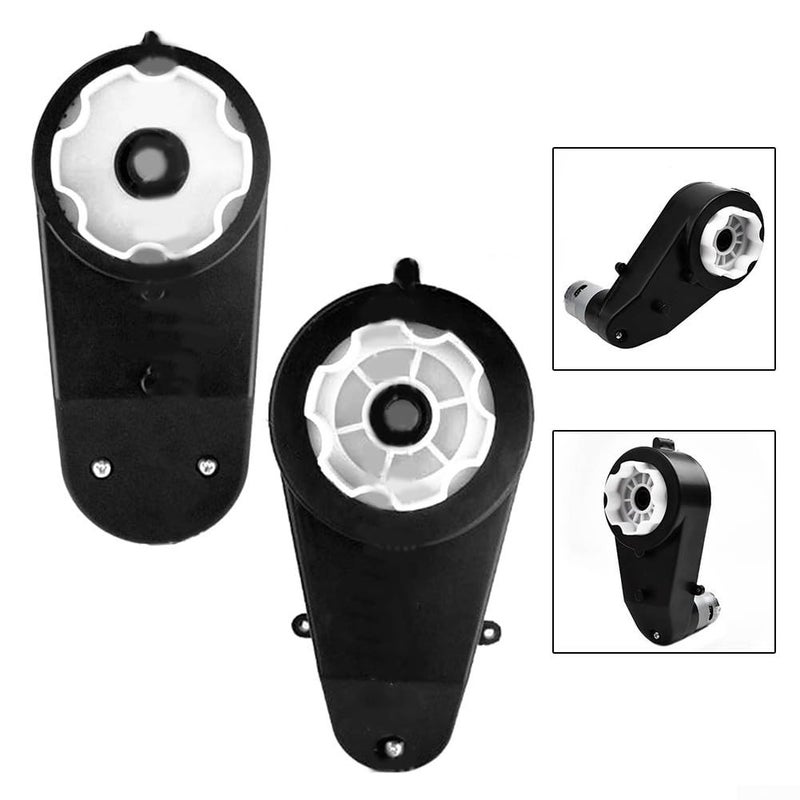 High Torque Motor Gearbox Set 2Pcs with Quick Change Connectors for 6V 12V RS550 390 Motors Size 6V550 18000 - Image 4