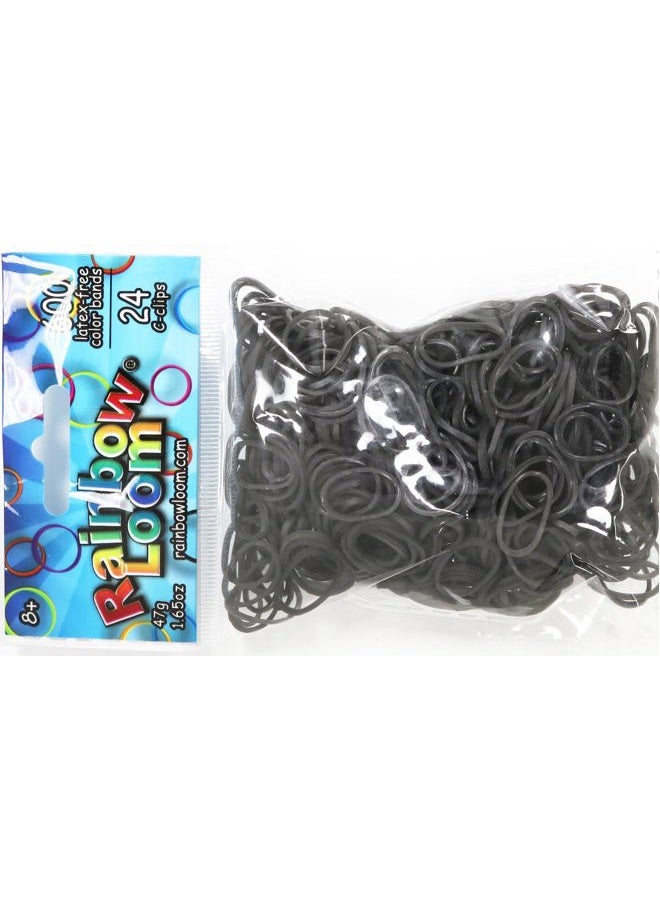 Rainbow Loom Solid Bands, Grey (B0014) - Image 1
