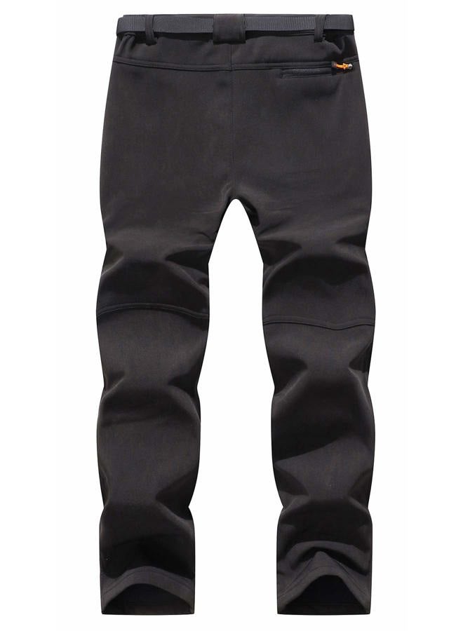 BenBoy Men's Snow Ski Outdoor Waterproof Windproof Fleece Cargo Hiking Pants,AN-SF1602M-BlackTall-XS - Image 2