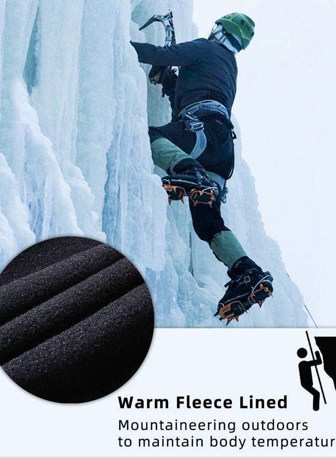 BenBoy Men's Snow Ski Outdoor Waterproof Windproof Fleece Cargo Hiking Pants,AN-SF1602M-BlackTall-XS - Image 3