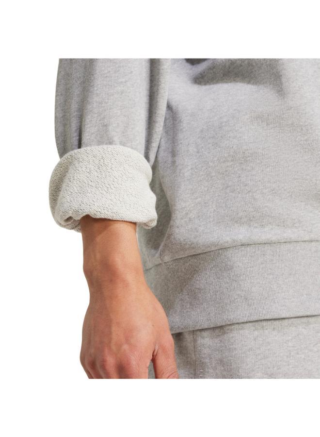Adidas ALL SZN French Terry Crew Sweatshirt - Image 4
