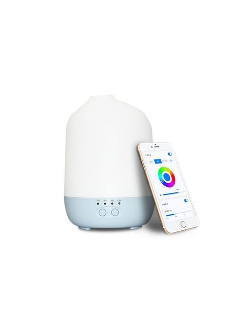 Zoeson Essential Oil Diffuser Humidifier- Smartphone APP Control,Auto Off Aroma Diffuser for Bedroom/Office/Trip (300ML) (Blue)