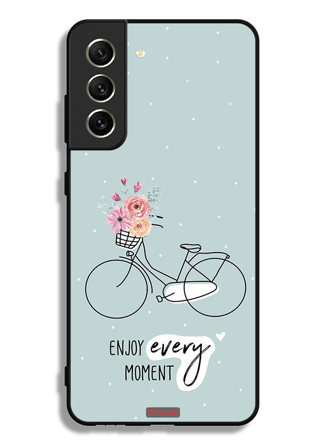 Tolwak Samsung Galaxy S21 FE 5G Protective Case Cover Enjoy Every Moment - Image 3