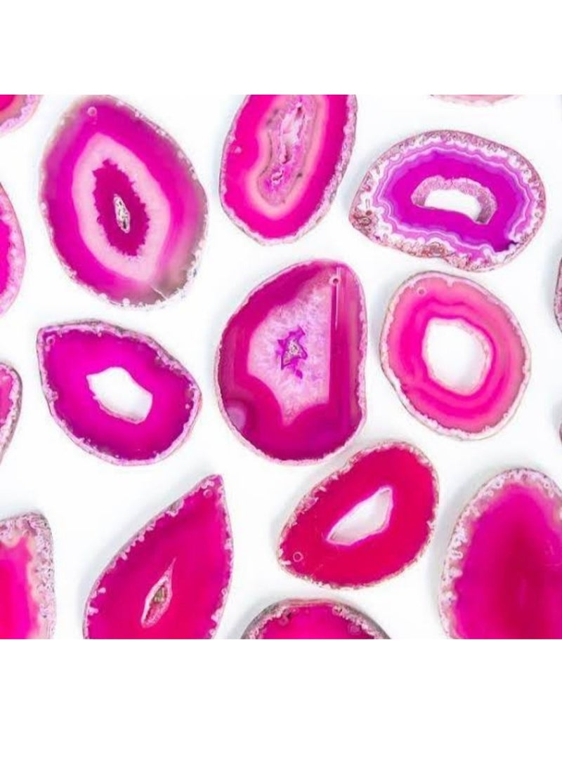 ار اند ار عقد نسائى من العقيق الطبيعى بقلاده من العقيق الطبيعى - Image 3