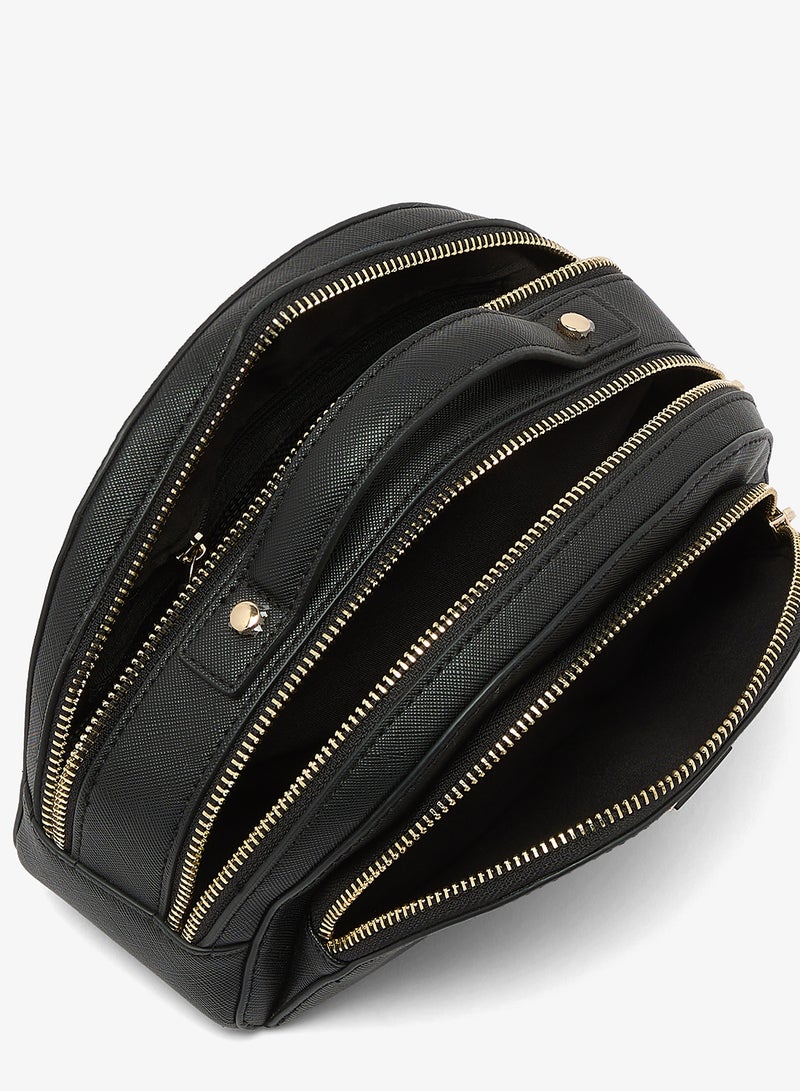 GUESS Logo Double Zip Cosmetic Bag - Image 4