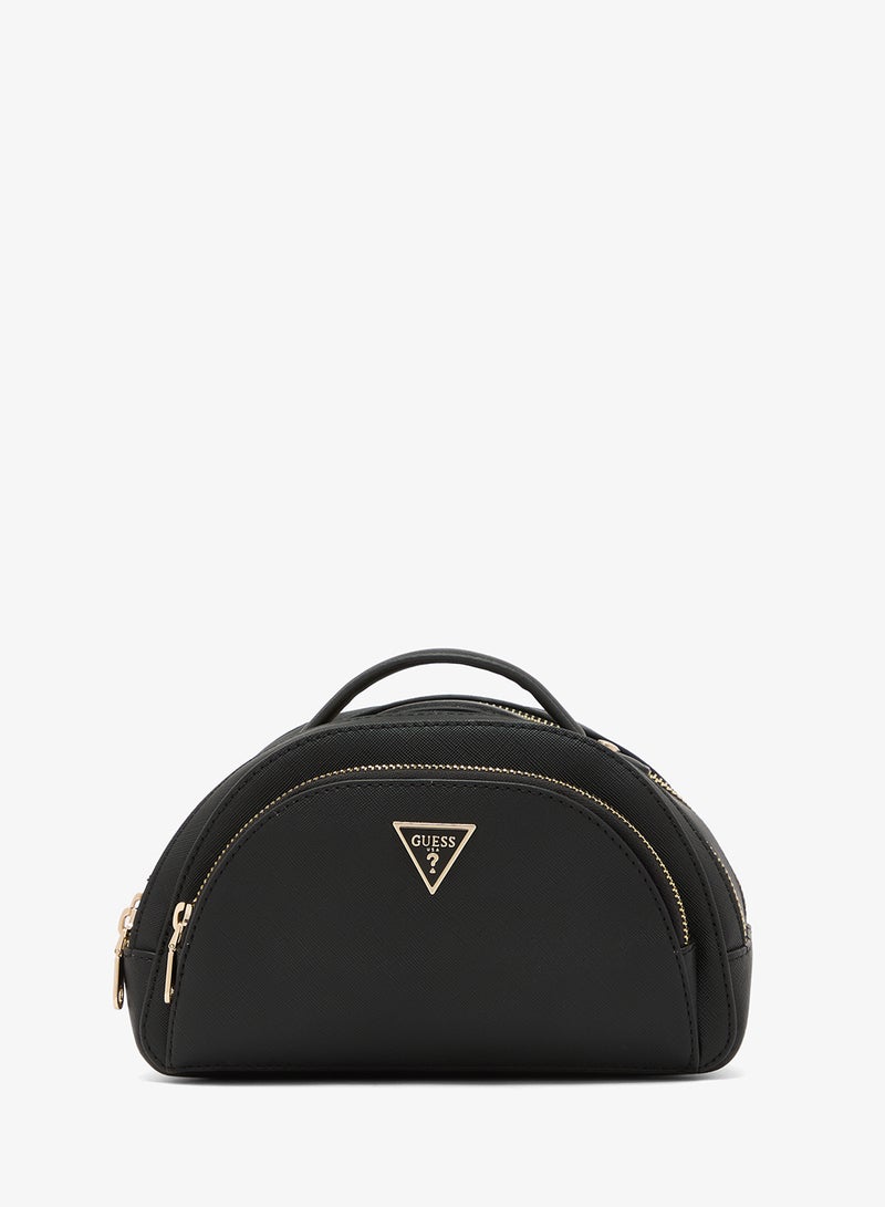 GUESS Logo Double Zip Cosmetic Bag - Image 1