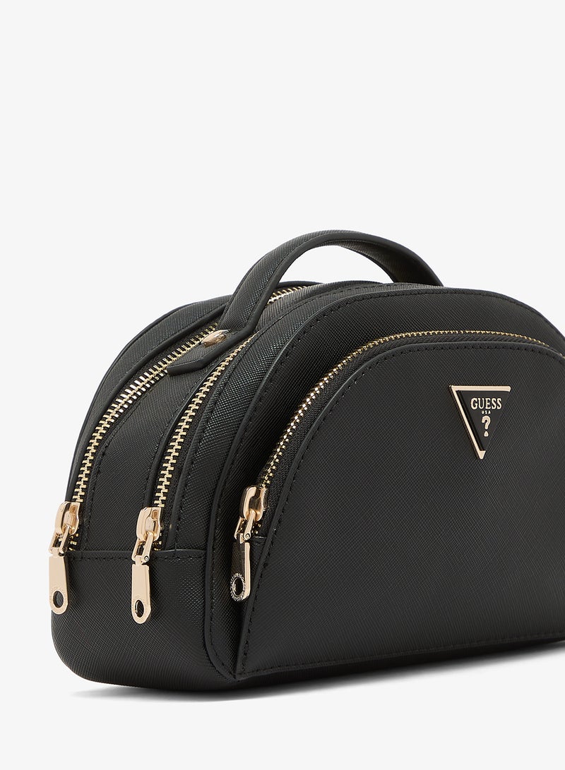 GUESS Logo Double Zip Cosmetic Bag - Image 3