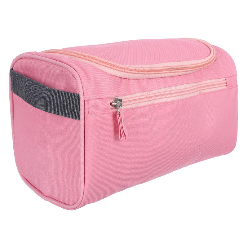 Large Capacity Pink Travel Toiletry Bag For Men Portable Cosmetic Organizer - Image 2