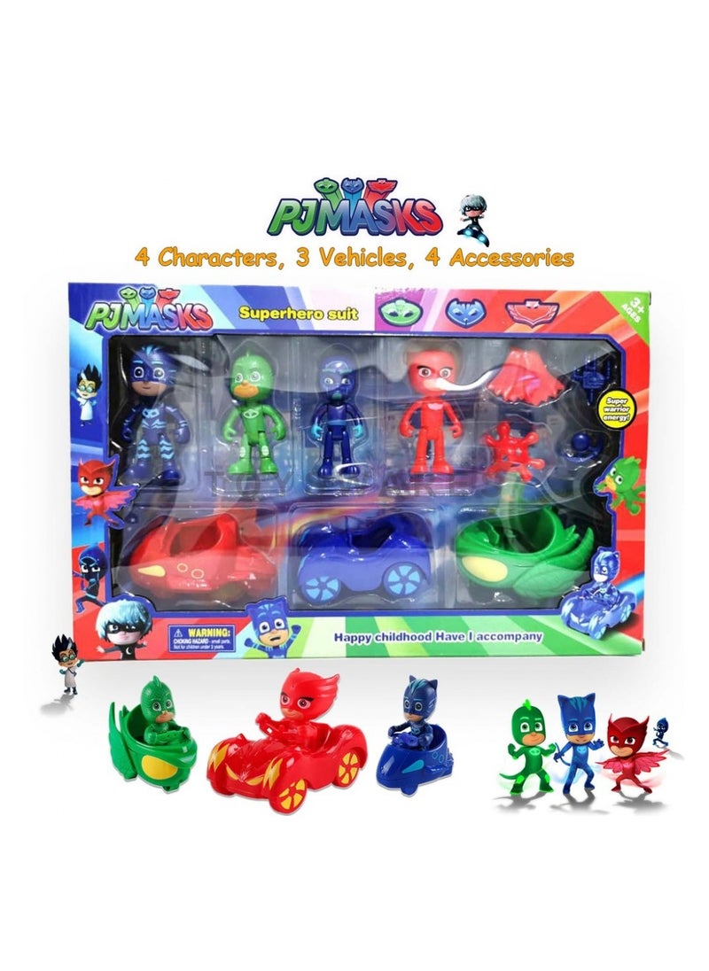 10 PCS / Set Kid's PJ Mask Hero Action Figure Toys