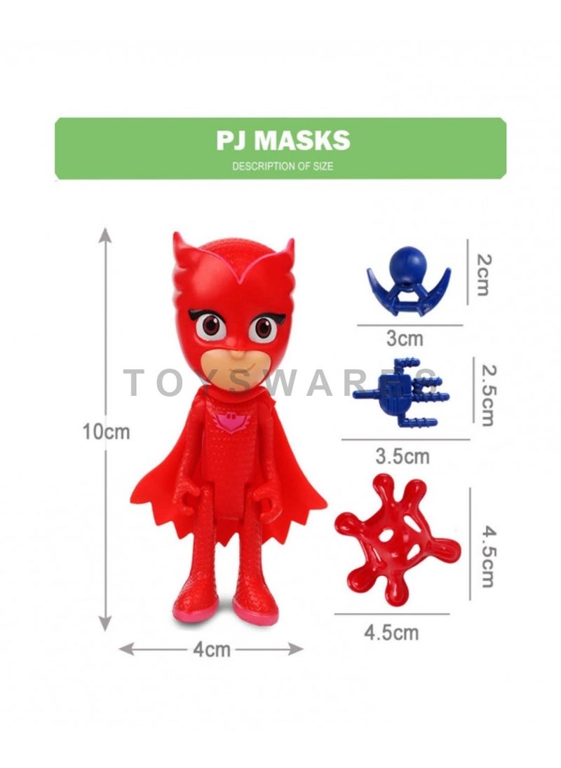10 PCS / Set Kid's PJ Mask Hero Action Figure Toys