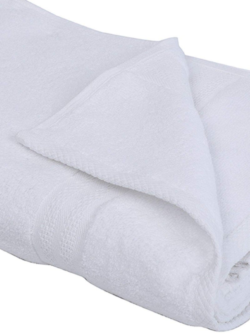 BIANCA Ultra Soft Zero Twist 100 Cotton Towel 4pc Bath Towel Paradiso Super Absorbent Fluffy AeroCore Organic Technology for Men Women Gym Kitchen SolidWhite - Image 5
