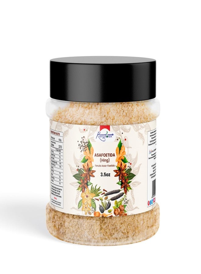 Ramaroma Asafetida (Hing) Ground 3.5oz (100g) ~ All Natural | Salt Free | Vegan | Non-GMO | Asafoetida Indian Spice | Best for Onion Garlic Substitute - Image 1