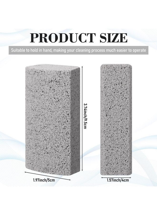 Loopeer Loopeer 2 Pcs Pet Hair Remover Pumice Stone for Dog Cat Hair Removal Cleaning Pet Hair Stone 6 Inch Dog Fur Removal Tool for Car Interior Bedding Carpet Couch Furniture Cleaning (3.74 x 2 x 1.6 in)  - Image 2