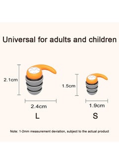 Unik Ear Plugs for Sleeping Noise Reduction, Three Layer Soft Silicone Ear Plugs for Children Adult Snoring, Study, Swimming, Concerts, Motorcycle, Travel & Noise Sensitivity, Blue  - Image 2