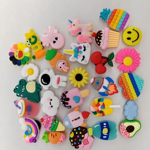RADIONICS 30pcs Rubber Charms For Clogs Slipper Croc - Image 2
