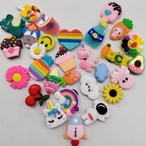 RADIONICS 30pcs Rubber Charms For Clogs Slipper Croc - Image 4