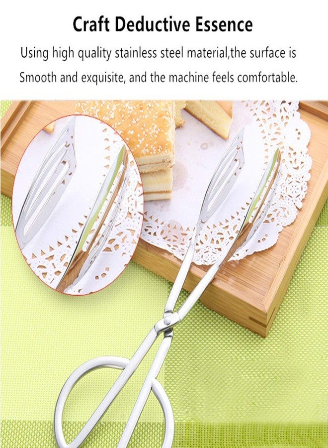 TOONEV 2-PACK Salad Tongs for Serving Buffet Party Catering with Stainless Steel Cooking Kitchen Tongs 10.3" - Image 5