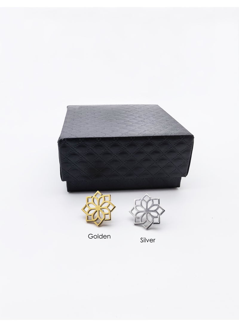 DB Innov. Pin Brooch, 1PC Premium Shinny Stainless Steel Pin Brooch for Women Men Children, Lapel Pins Shirt Collar Brooch Buckle Lapel Pins Badge Suit Clip Accessory for Clothing Bags Jackets Shirts - Image 4