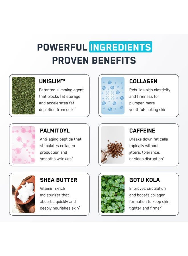 SteelFit Firming Body Lotion - Contouring & Skin Tightening Cream for Body - Firm & Tone Cellulite Remover for Legs Belly & Saggy Skin - Nourishing & Soothing with Shea & Cocoa Butter - Iced Cranberry - Image 3