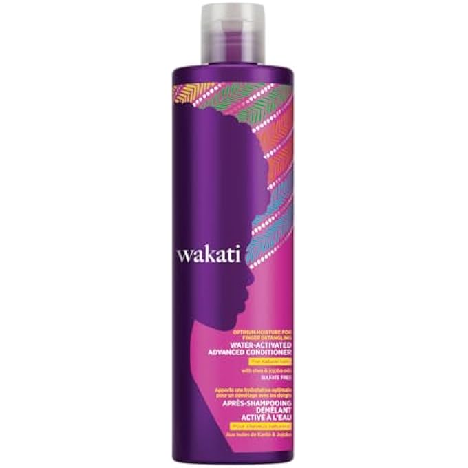 Wakati WATER-ACTIVATED FINGER DETANGLING SOFTENING ADVANCED CONDITIONER FOR NATURAL AFRO HAIR 235 ML - Image 1