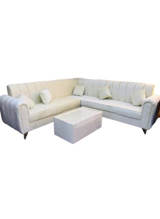 L Shape Velvat Sofa Set With Cushion & Table 6 Seaters White 250x80x80 - pzsku/Z90156737BF088C3C84D1Z/45/_/1677169480/b8b6a215-8ebc-4305-9d50-ad306782ad86