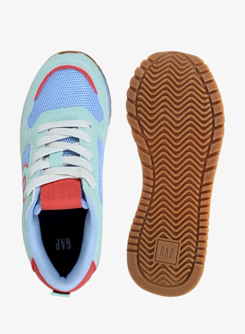 GAP Girls' Panelled Sneakers with Lace-Up Closure - NEW YORK II - Image 3