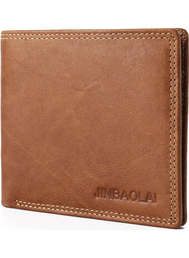 NIBEMINENT First Leather Leisure Wallet Card Bag Brown  - Image 3