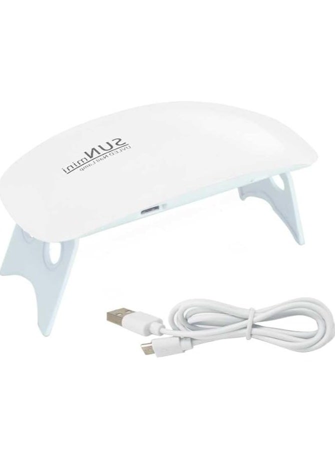 Generic - Portable Small Gel Nail UV LED Sun Light 6w Personal Nail Dryer Mini Gel Nail Lamp - Image 1