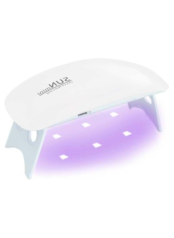 Generic - Portable Small Gel Nail UV LED Sun Light 6w Personal Nail Dryer Mini Gel Nail Lamp - Image 1