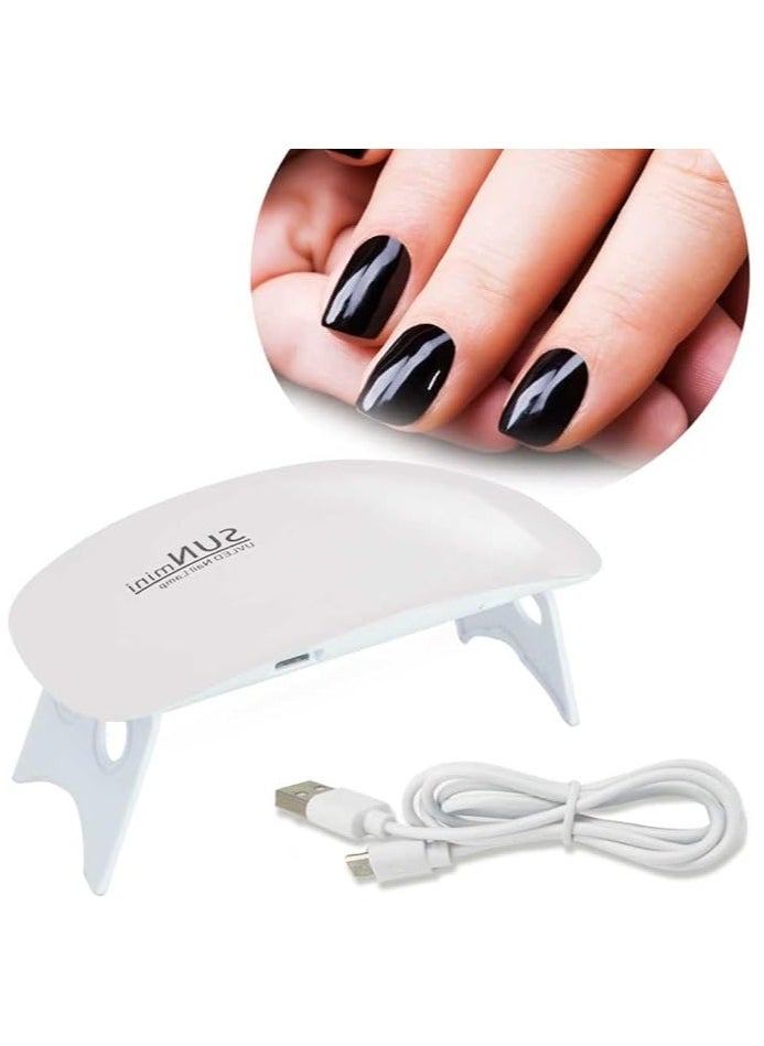 Generic - Portable Small Gel Nail UV LED Sun Light 6w Personal Nail Dryer Mini Gel Nail Lamp - Image 1