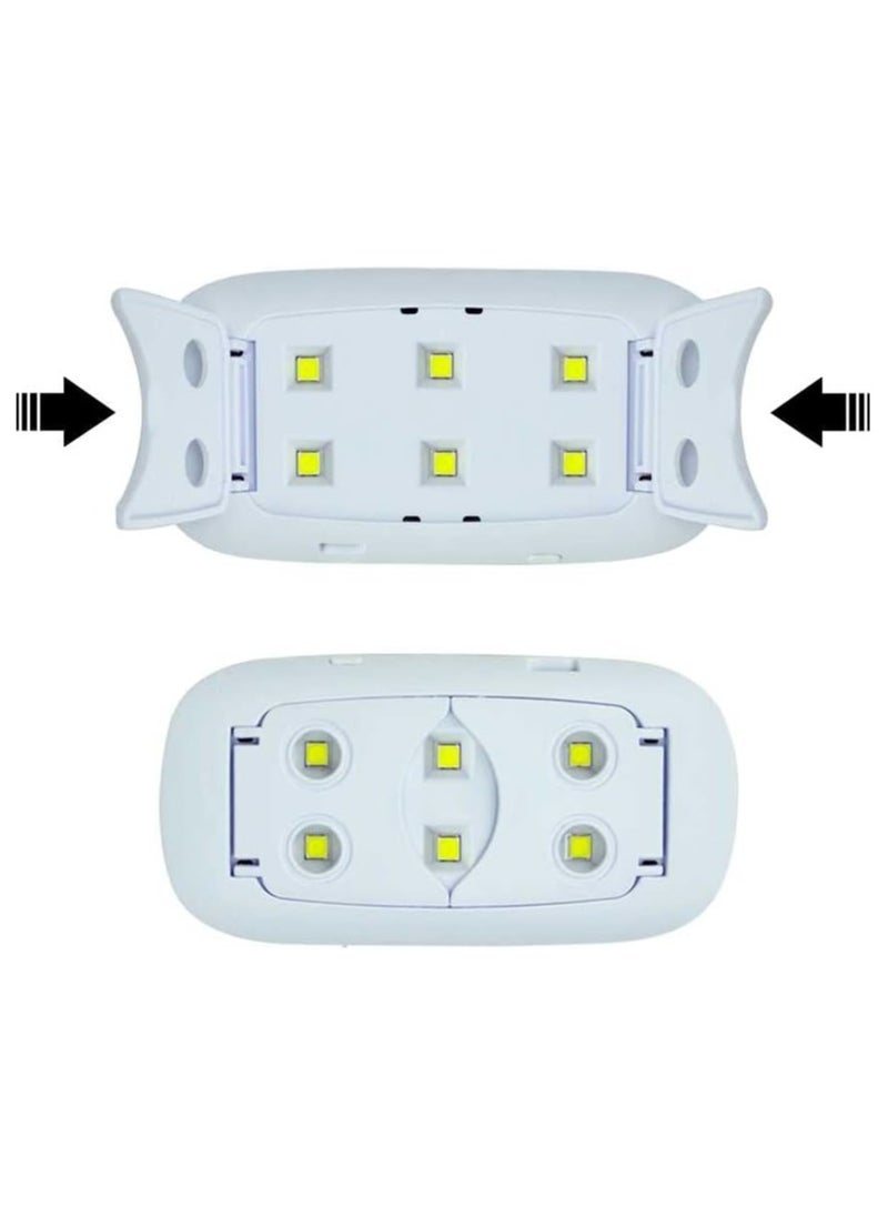 Generic - Portable Small Gel Nail UV LED Sun Light 6w Personal Nail Dryer Mini Gel Nail Lamp - Image 1