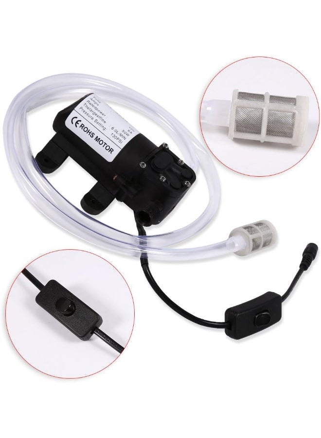 Ejoyous 12V Electric Car Truck Portable High Pressure Self-Priming Quick Car Wash Pump Kit  - Image 5