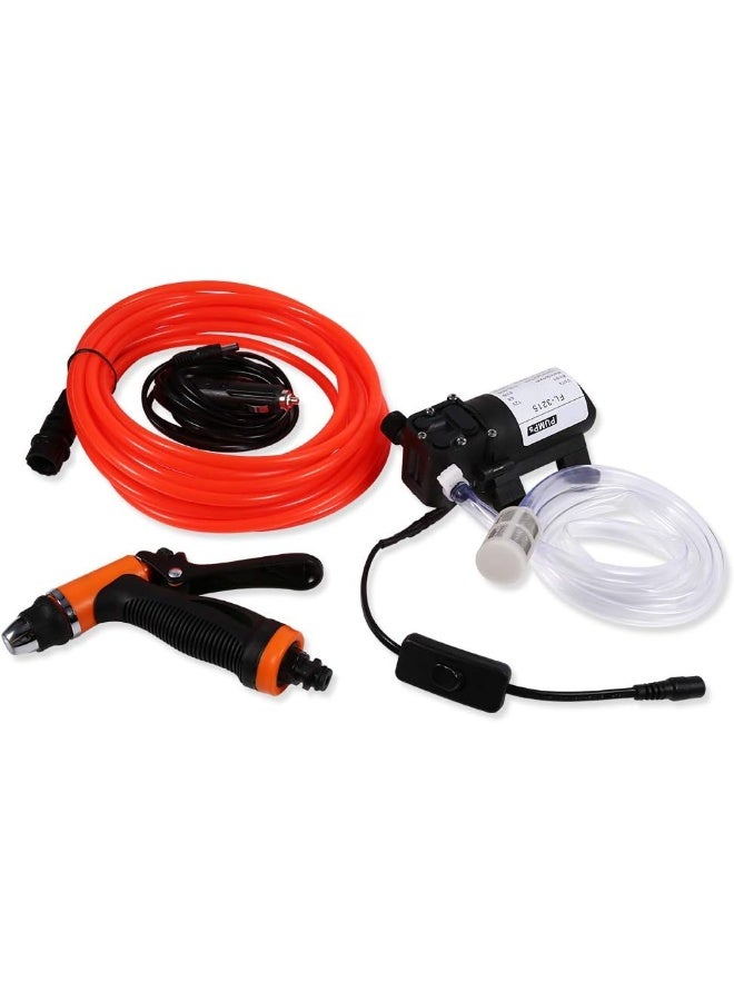 Ejoyous 12V Electric Car Truck Portable High Pressure Self-Priming Quick Car Wash Pump Kit  - Image 1