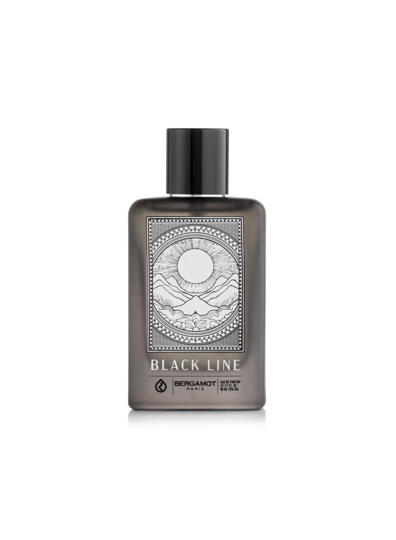 Bergamot Black Line Bergamot EDP for Men 80ml - Image 1