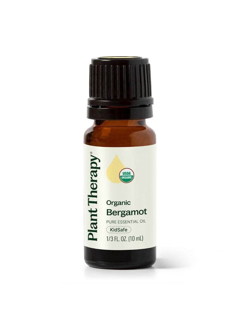Plant Therapy Plant Therapy Organic Bergamot Essential Oil 10 mL (1/3 oz) 100% Pure, Undiluted, Therapeutic Grade 