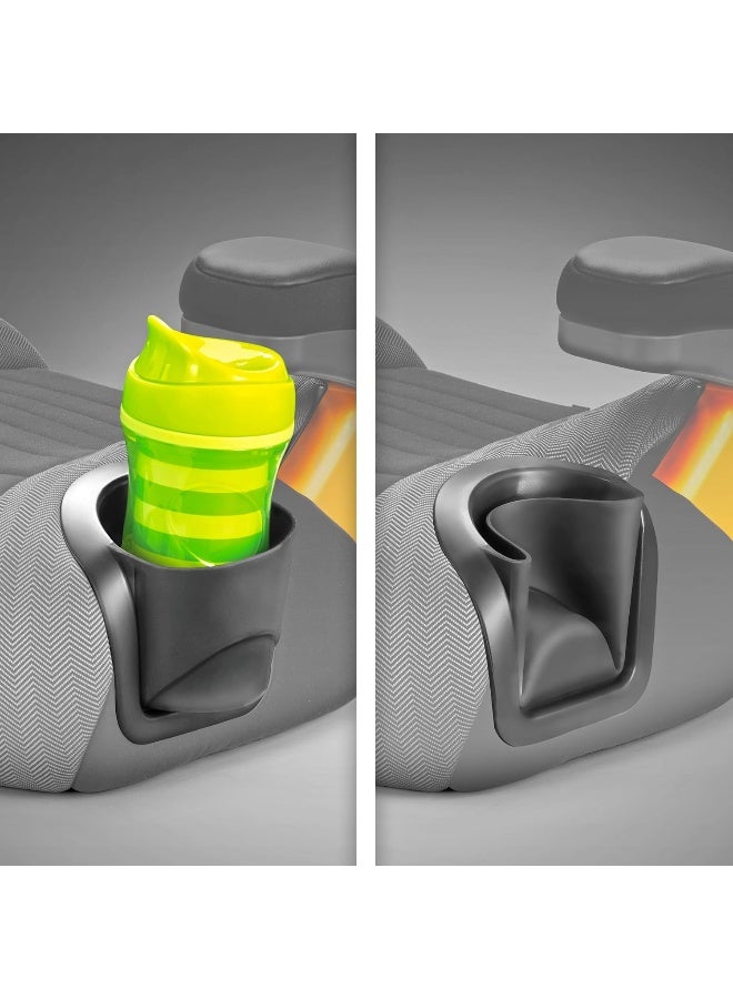 Chicco GoFit Plus Backless Booster Car Seat with Quick-Release Latch, Travel Booster Seat for Car, Portable Car Booster Seat for Children 40-110 lbs. | Vivaci/Pink - Image 4