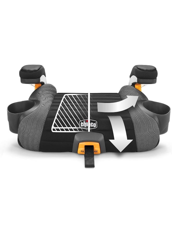 Chicco GoFit Plus Backless Booster Car Seat with Quick-Release Latch, Travel Booster Seat for Car, Portable Car Booster Seat for Children 40-110 lbs. | Vivaci/Pink - Image 3