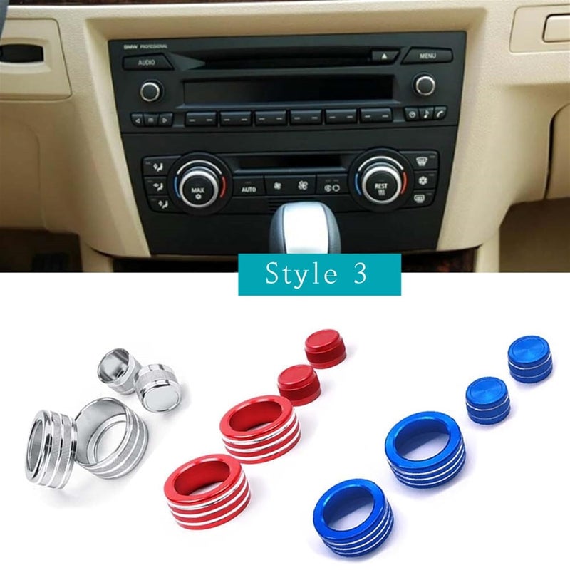 QASULER Car Air Conditioning Knob Cover for BMW 3 Series - Image 3