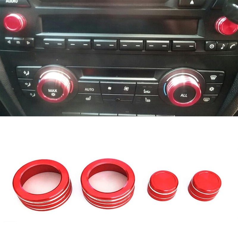 QASULER Car Air Conditioning Knob Cover for BMW 3 Series - Image 2