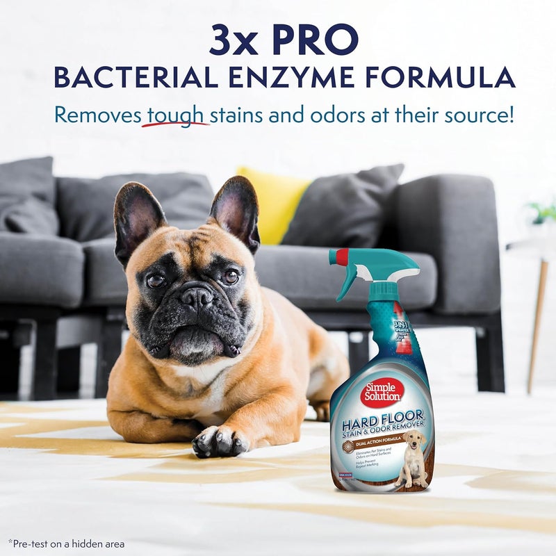 Simple Solution Hard Floor Pet Stain and Odor Remover | Dual Action Cleaner for Sealed Hardwood Floors | 32 Ounces - Image 5