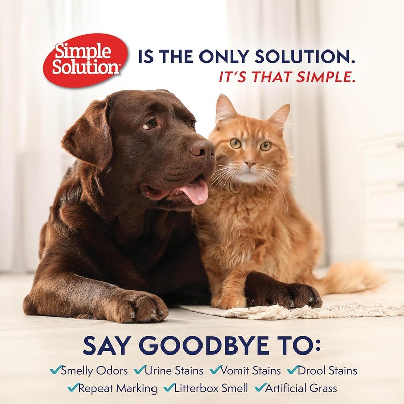 Simple Solution Hard Floor Pet Stain and Odor Remover | Dual Action Cleaner for Sealed Hardwood Floors | 32 Ounces - Image 2