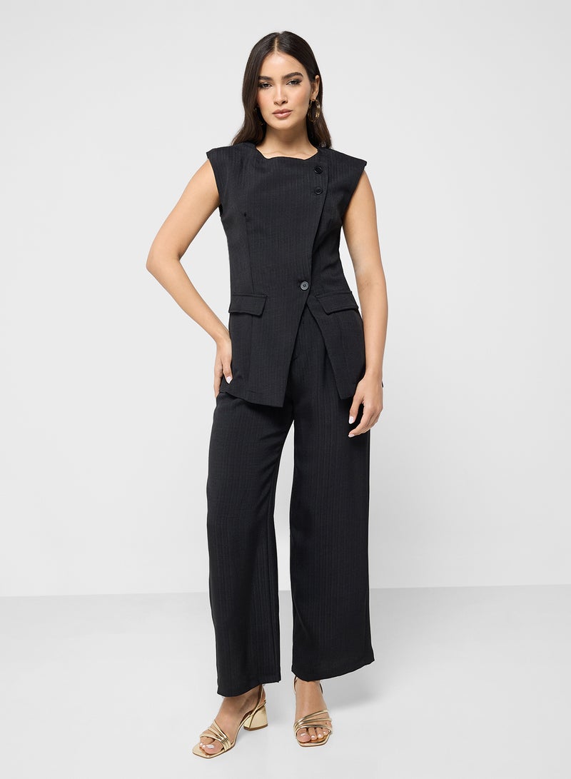 ELLA Sleeveless Vest & Pant Set - Image 1