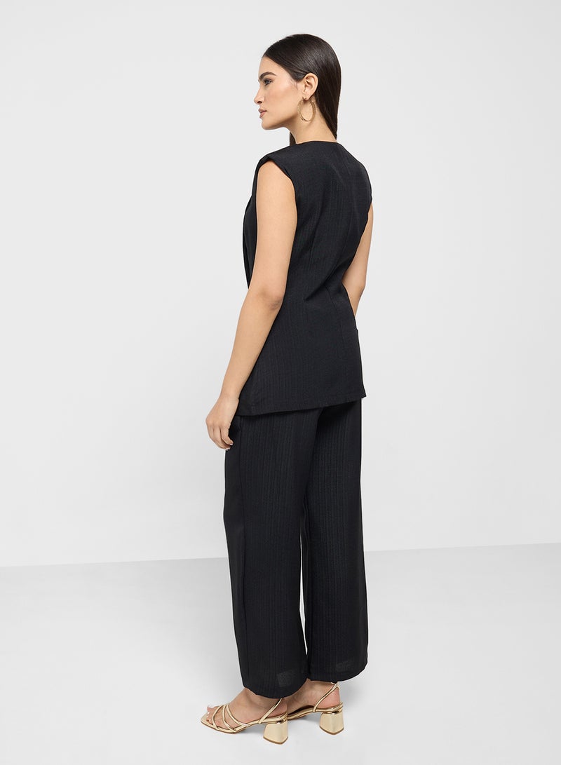 ELLA Sleeveless Vest & Pant Set - Image 2