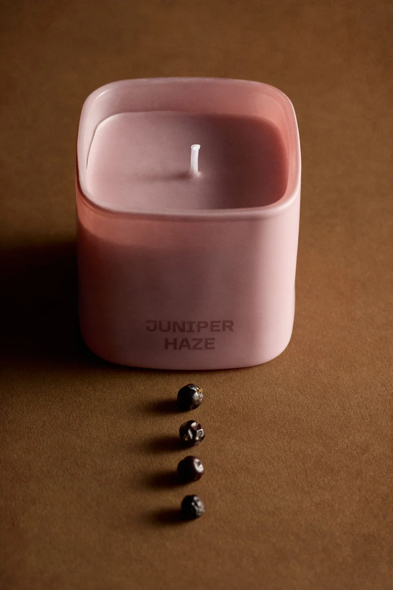 H&M Scented candle in glass holder