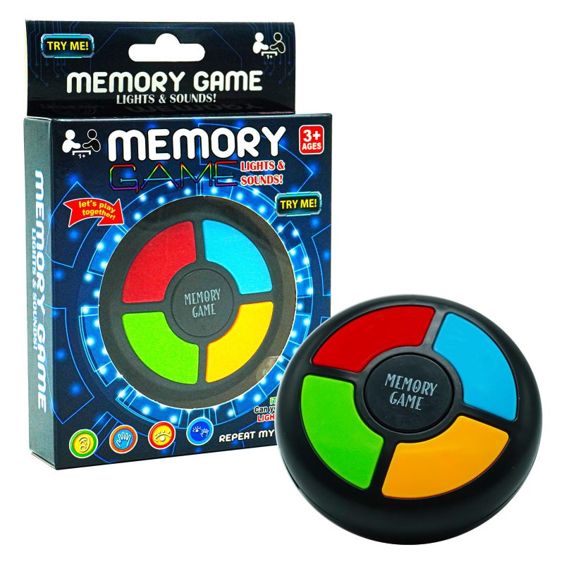 Gelabur Handheld Memory Games for Kids Ages 4-8, Light Up Electronic Toys, Car Travel Board Games for Kids,Birthday Gifts for 3-12 Year Old Boys - Image 1
